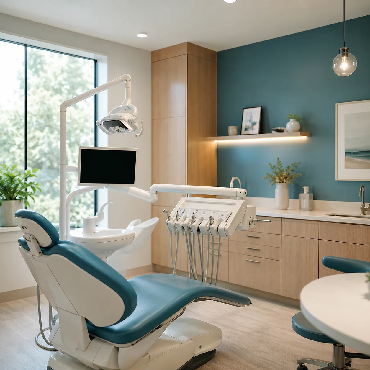 A consultation room at Meridian Orthodontics
